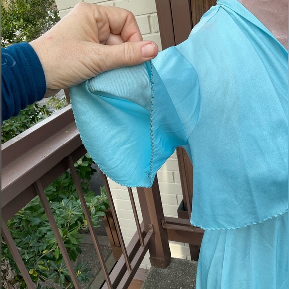 Vintage Intimates & Sleepwear Vintage 2piece Blue Lightweight Penwa